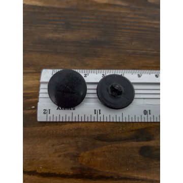 гудзик F L32/ніжка, чорна, уп.100 шт - furnitura.com.ua