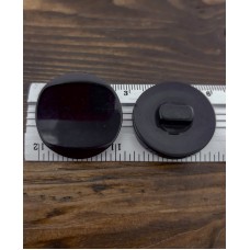 пуговица F L46/ножка, черная, овал формований по центру, уп.50 шт | furnitura.com.ua