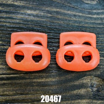 Стопор плоский овальный, Оранжевый - furnitura.com.ua