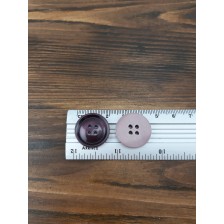 гудзик F L32/4 уд, баклажан 2 bin3, уп.500 шт