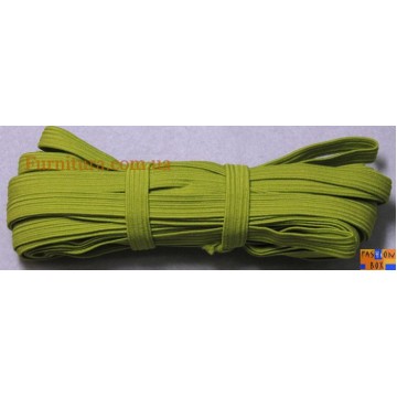 Резинка білизняна салатова, 1см - furnitura.com.ua