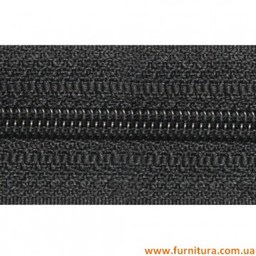 Молния в рулоне черная тип 5, 200 м - furnitura.com.ua