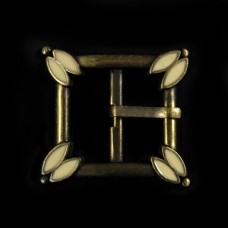 Прикраса А545 пряжка з емаллю на куточках | furnitura.com.ua