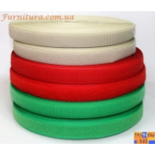 Липучка (текстильна застібка) асорті, 2.5 см