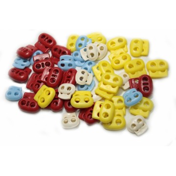 Стопор плоский овальный, Желтый - furnitura.com.ua