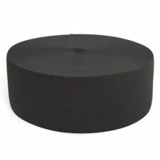 Резинка 10 см, чёрная | furnitura.com.ua