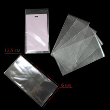 Пакет під етикетку тонкий, 12.5х6 см | furnitura.com.ua