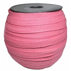 Тесьма х/б (киперная) Розовая, 10мм  | furnitura.com.ua
