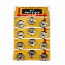 Кнопка пришивна нікель, 24 мм | furnitura.com.ua