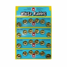 Кнопка золота пришивна, 15 мм | furnitura.com.ua