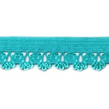 Резинка бельевая ажурная 16 мм. бирюза