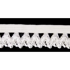 Резинка бельевая ажурная 18 мм. молочная