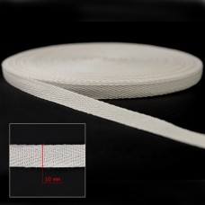 Тесьма х/б (кіперна) сировинна, 10мм | furnitura.com.ua