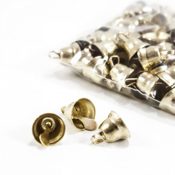 Бубонці дзвіночок 10 мм, золото - furnitura.com.ua