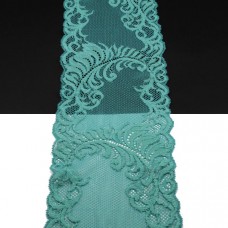Кружево Италия бирюзовое,14 см | furnitura.com.ua