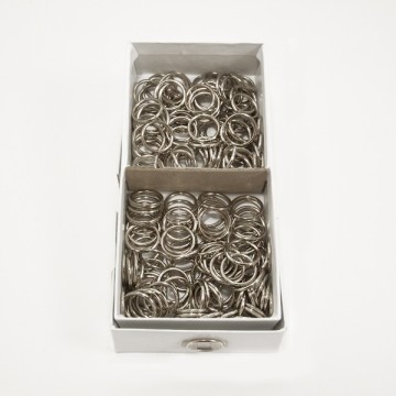 Регулятор кільце срібло метал, 1.2 см - furnitura.com.ua