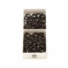 Регулятор кільце чорне метал, 1 см | furnitura.com.ua