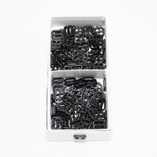 Регулятор восьмерка черная пластик, 1 см 