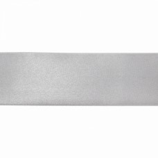 Лента атласная серая, 7 см  | furnitura.com.ua