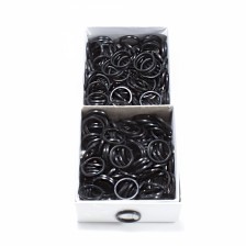 Регулятор кольцо черное пластик, 1.2 см