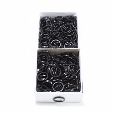 Регулятор кільце чорне пластик, 1.2 см - furnitura.com.ua