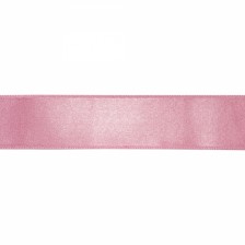Лента атласная розовая, 3 см 