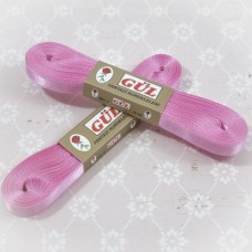 Лента атласная розовая, 1 см  | furnitura.com.ua