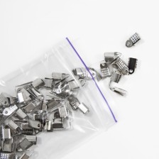 Крепление-зажим для бижутерии, 4 мм, серебро