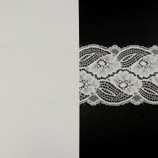 Кружево Франция арт. 087 белое,ширина 8 см | furnitura.com.ua