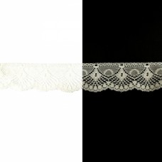 Мереживо Франція екрю 3,5 см | furnitura.com.ua