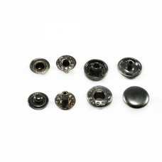 Кнопка Альфа чорний нікель+антимагніт, 12.5 мм | furnitura.com.ua