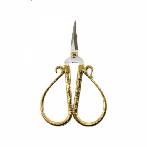Ножиці №2 із золотими ручками