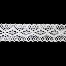 Мереживо кроше біле, 6 см | furnitura.com.ua