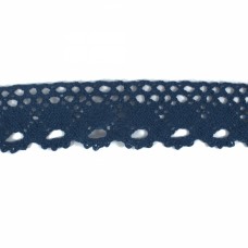 Мереживо кроше синє, 4.5 см | furnitura.com.ua