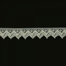 Мереживо кроше натуральне, 2-3 см