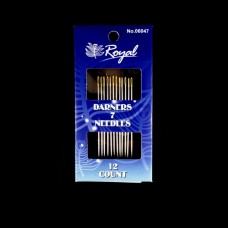 Набор игл Royal арт.06047 № 7-ассорти,уп. 12 шт. | furnitura.com.ua