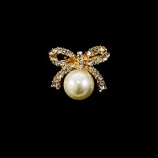 Брошка Бантик, 2,5х2 см | furnitura.com.ua