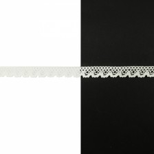 Кружево Кроше арт. 196,белое,ширина 1-1,5 см, в боб 25 м.