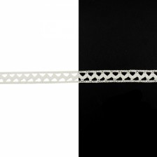 Кружево кроше арт. 197 белое,шир. 1,3 см. в боб. 25 м.