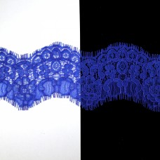 Кружево шантильи, электрик, 7-9 см | furnitura.com.ua