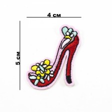 Аплікація клейова Туфелька, 4х5 см