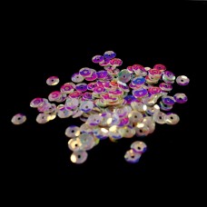 Пайетка круглая, белая | furnitura.com.ua