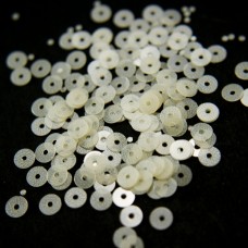 Пайетка круглая,ваниль,4 мм  | furnitura.com.ua