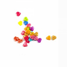 Ґудзик серце, 10х10 мм | furnitura.com.ua