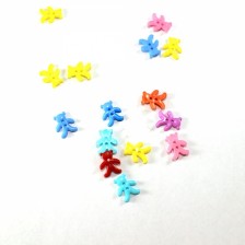 Гудзик ведмежа асорті, 16х14 мм