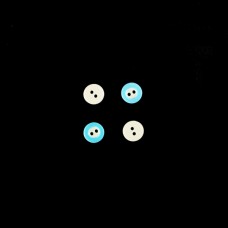 Ґудзик блакитний, 10 мм | furnitura.com.ua