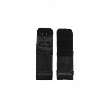 Застежка-удлинитель черная, 2 ряда х 2 петли - furnitura.com.ua