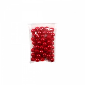 Жемчуг пришивной 8 мм,красный - furnitura.com.ua