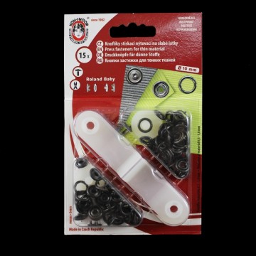 Кнопка свингер оксид+инструмент для установки,10 мм - furnitura.com.ua