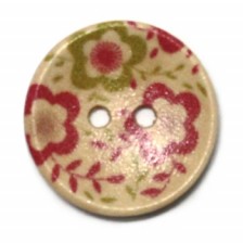 Пуговица деревянная круглая  (дерево)